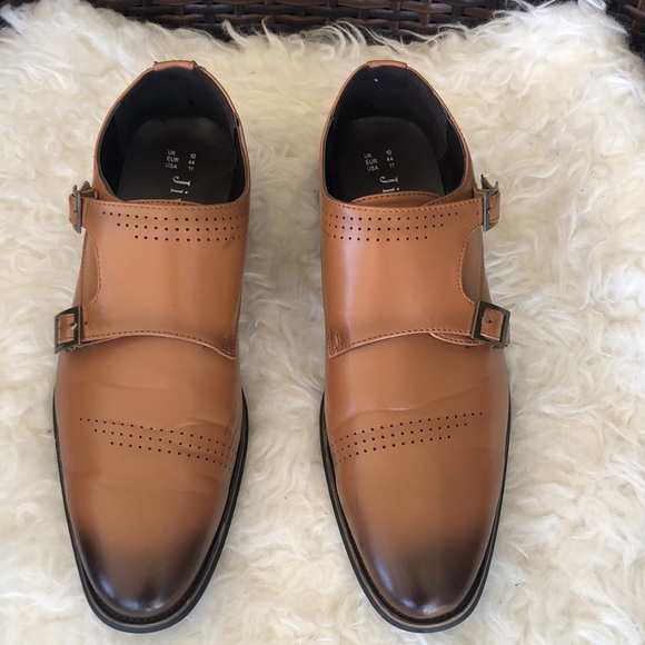 Jivana Milan Men Dress Shoes Monkstraps - Picture 1 of 16